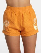 RVCA SAWYER Women's Woven Shorts - AVJNS00111 - NLD0 - Medium/10 - NWT
