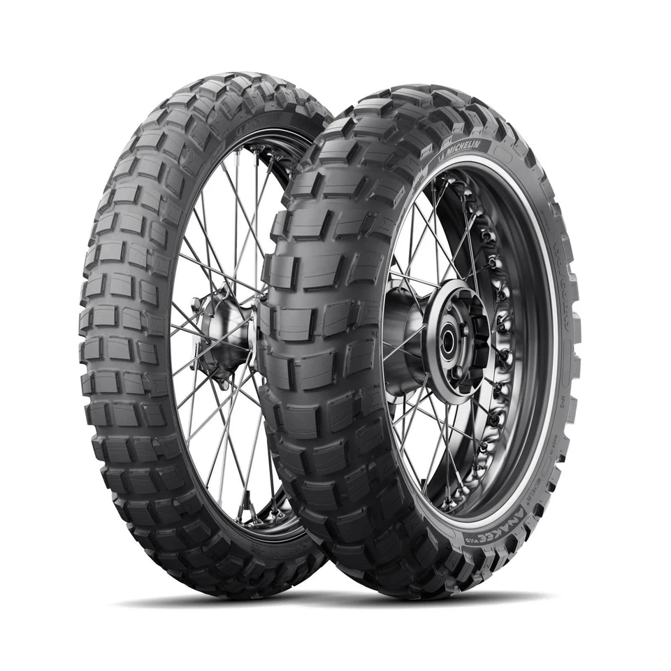 Neumáticos radiales Michelin Anakee Wild 120/70R-19 y 170/60R-17 para BMW R1250GS Foto 2 de 4
