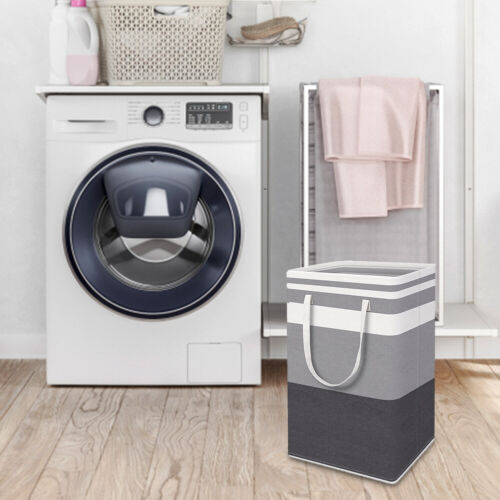 Foldable Laundry Basket Waterproof Fabric Dirty Clothes Basket for Home Bedroom - Picture 1 of 10