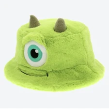 Japan Tokyo Disney Fluffy Bucket Hat Monsters Inc. Mike Wazowski 【US STOCK】