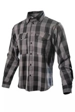 Men's Flannel Plaid Shirt - Long Sleeve Cotton Button Down