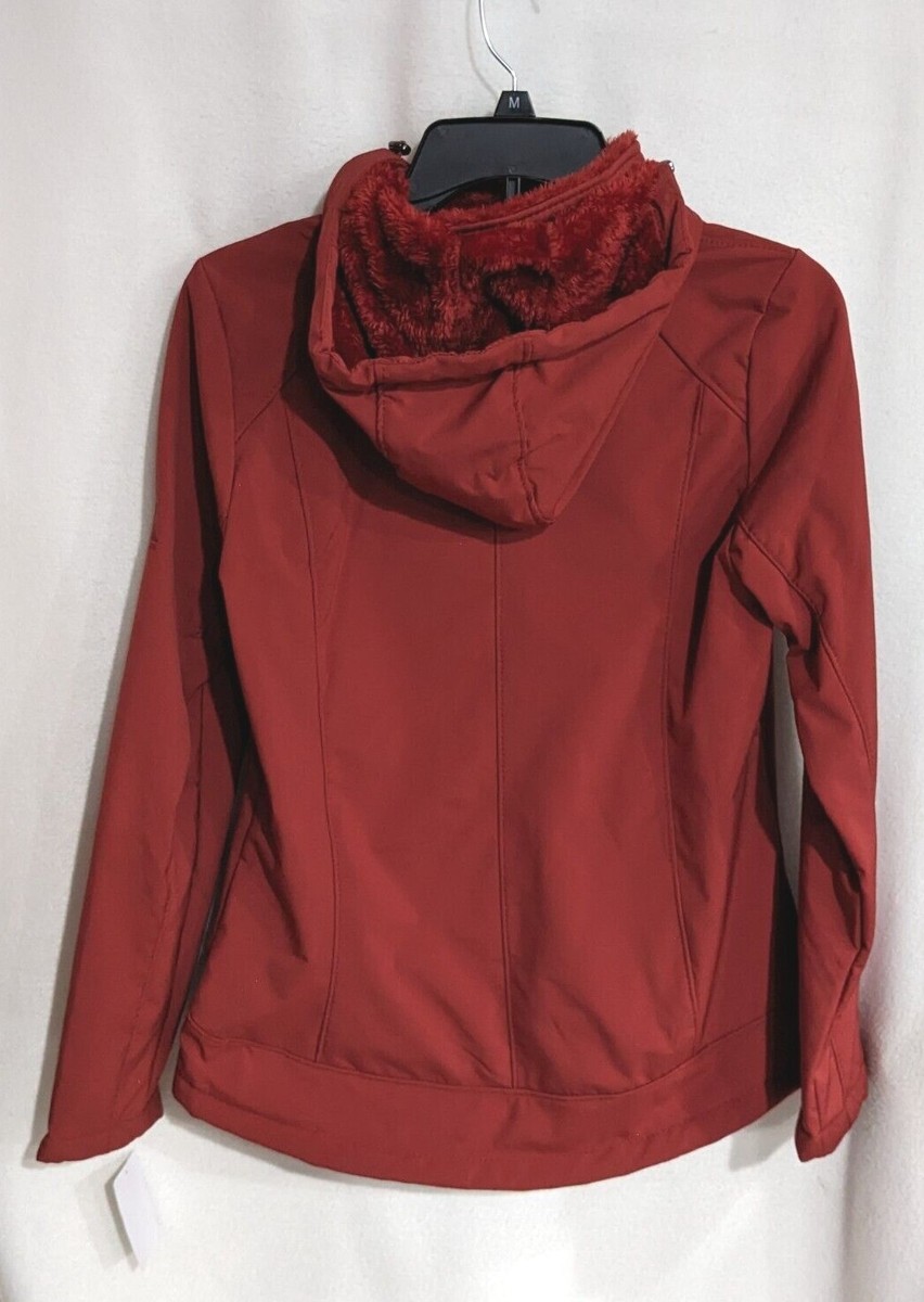 ZeroXposur Women Autumn Red Lillian Plush-Lined Soft Shell ZeroXposur Women Autumn Red Lillian Plush-Lined Soft Shell