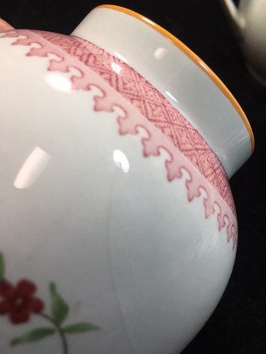 Adams Calyx Ware Lowestoft Mint Green TEA SET (Pot, Creamer, Covered Sugar) - Picture 9 of 9
