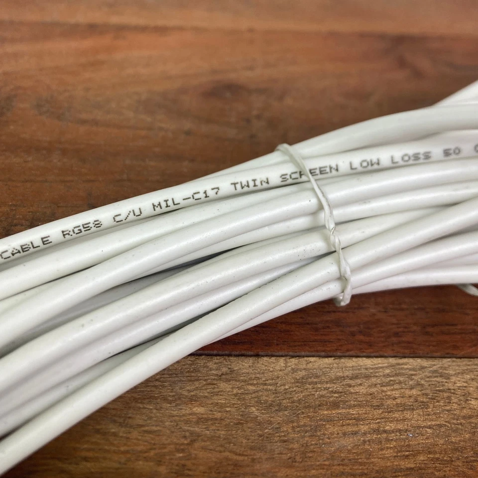 22m Glomex Marine Antenne Coax Cable Koaxialkabel Kabel RG58 50 Ohm ohne Stecker - Bild 3 von 4