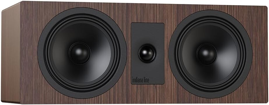 INDIANA LINE TESI 7 Legno Wood Moca Diffusore Canale Centrale HiFi 140W