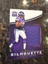 2017 Panini Crown Royale Dalvin Cook Rookie Silhouette Jersey Patch #22 Vikings