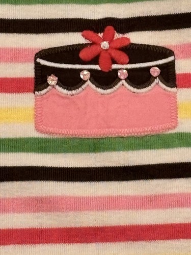 NWT Gymboree Tea For Tw Birthday Cake Tee & Hair Barrette LOT 5 - Picture 4 of 19