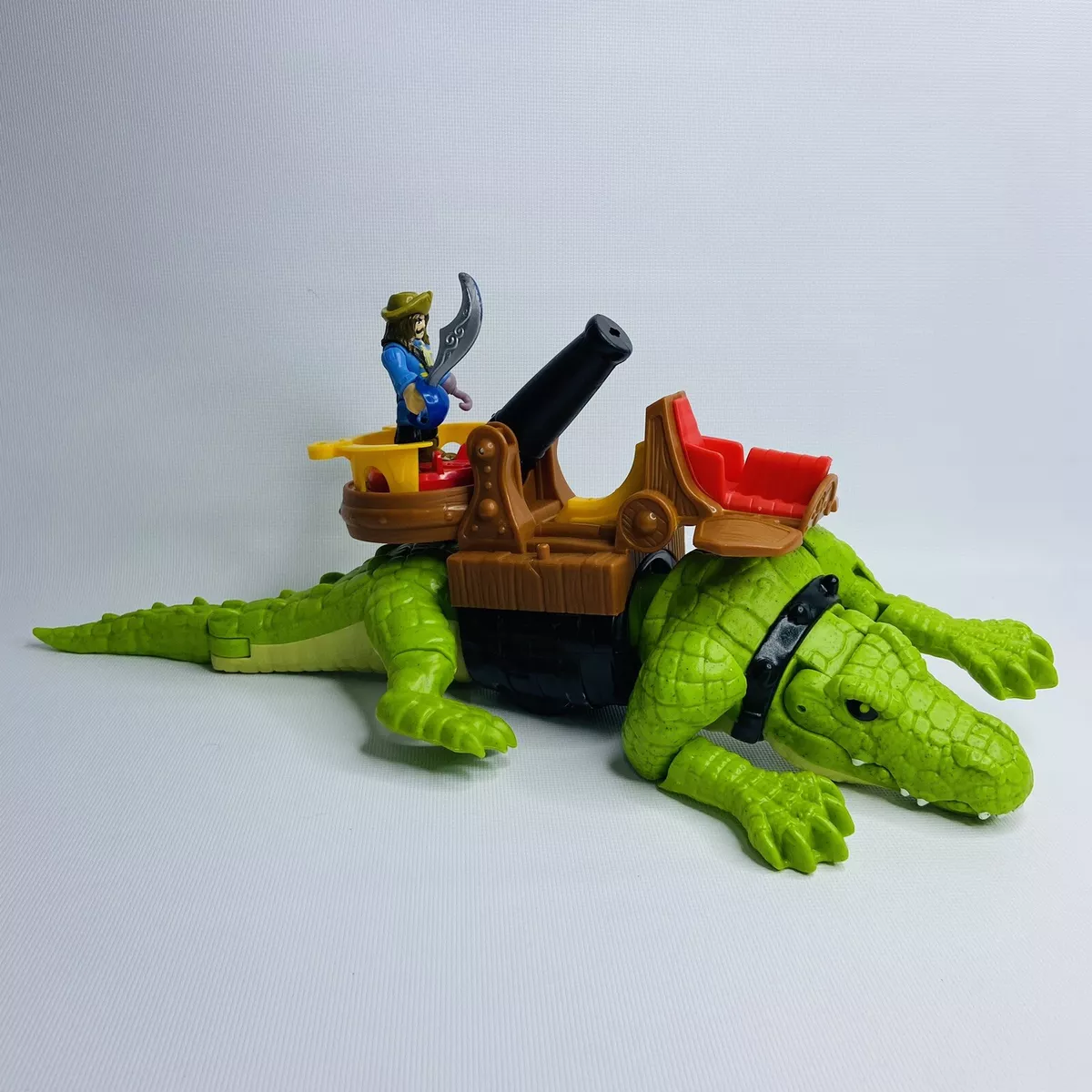 Imaginext walking croc & pirate hook on sale playset