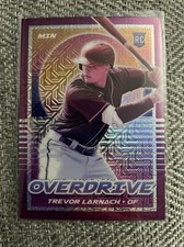 2021 Chronicles Overdrive Trevor Larnach RC #23 Purple Mojo Parallel 44/99 Twins