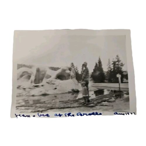 Grotte Geysir 1929 - Yellowstone Nationalpark Schnappschuss