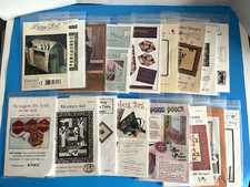 Assorted Quilt Quilting PATTERNS ONLY no fabric Mix Of Designs Lot of 17