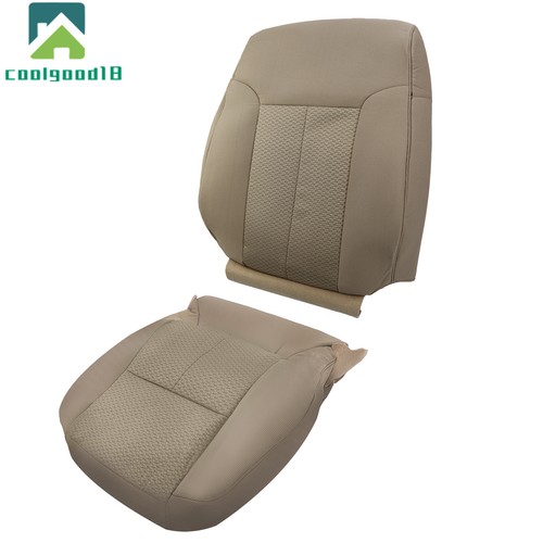 Cubierta de asiento inferior y superior bronceada del lado del pasajero adecuada para Ford F-150 XLT 2011-2014 - Imagen 3 de 24