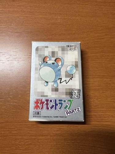 Pokemon Playing Cards Poker Decks Silver Part 2 Marill 2000 Extremely rare