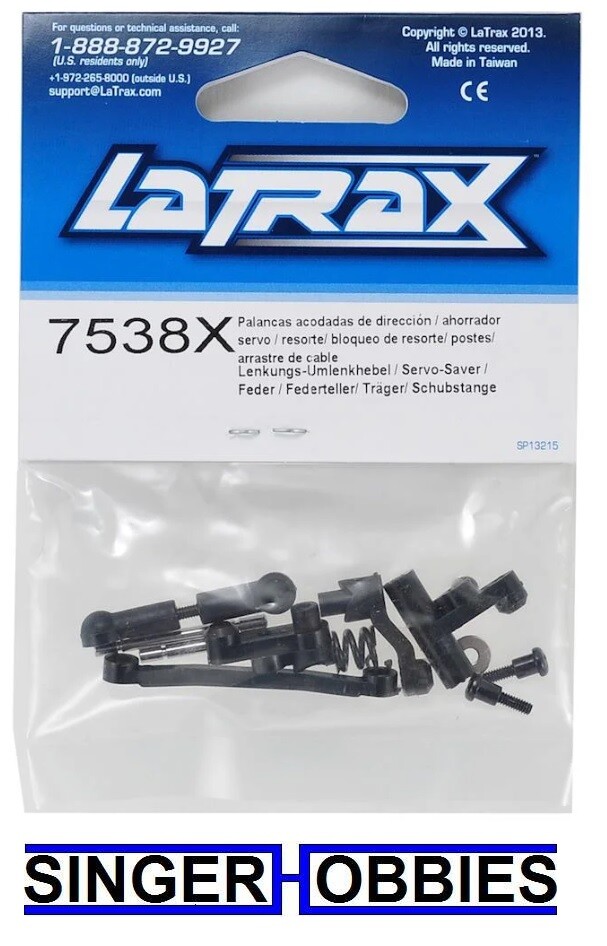Traxxas 7538X Steering Bellcranks & Servo Saver Spring Kit - Replacement Parts For Teton Model