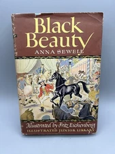 Black Beauty-The Autobiography of a Horse by Anna Sewell 1945 Illustrated, HC DJ