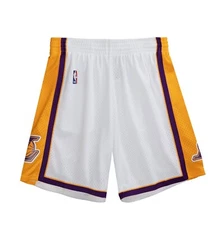 Mitchell & Ness NBA Swingman Shorts Los Angeles Lakers 09 White *NEW*