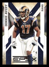 Donnie Avery #89 2010 Panini Epix St. Louis Rams Football