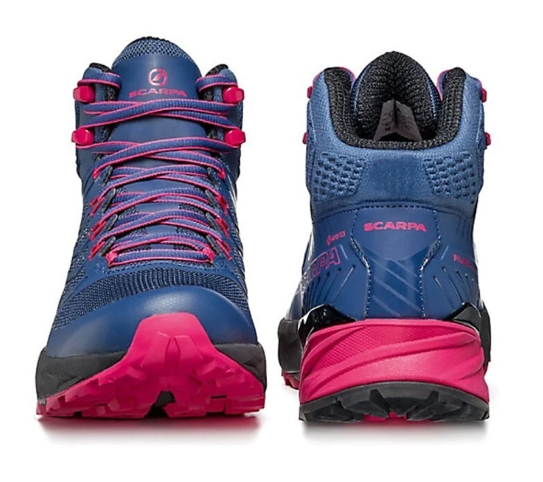 NUEVO Botas de Senderismo Scarpa Mid GTX Zapatos Azul Fucsia Rosa 63130-202SHCM Para Mujer 7 Foto 3 de 4
