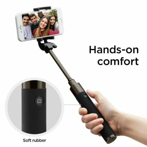 Bastões de selfie para Celular Spigen Preto