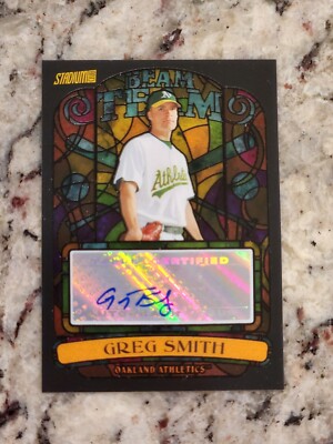 2008 Topps Stadium Club Beam Team Greg Smith #BTA-GSM Auto