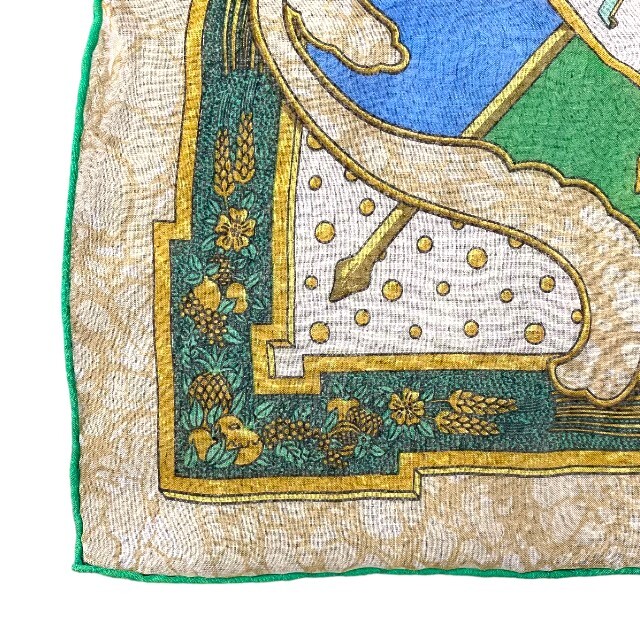 HERMES Petit Carre 40 CARPE DIEM 15in Silk Scarf 40cm