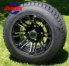 Golf Cart 10 Lancer Wheelsrims And 20550-10 Dot Low Profile Tires 4