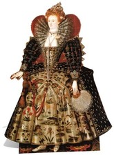 Queen Elizabeth I Cardboard Cutout Fun Figure 160cm Tall-Great for Themed Events