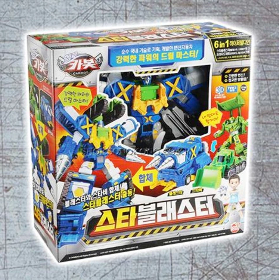 Hello Carbot STAR BLASTER Copolymer Blaster & Starbee Transformer Robot Kids Toy - Image 3 of 4