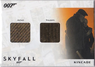 JAMES BOND AUTOGRAPHS & RELICS SDC4 ALBERT FINNEY KINCADE DUAL COSTUME 076/200