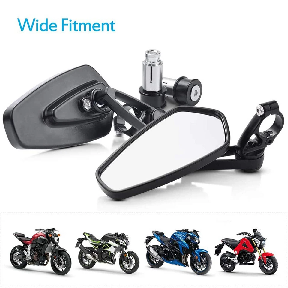 Espejos retrovisores de extremo de barra de 7/8" para motocicleta Suzuki Quadsport LTZ Z250 Z400 Z450 Foto 4 de 4