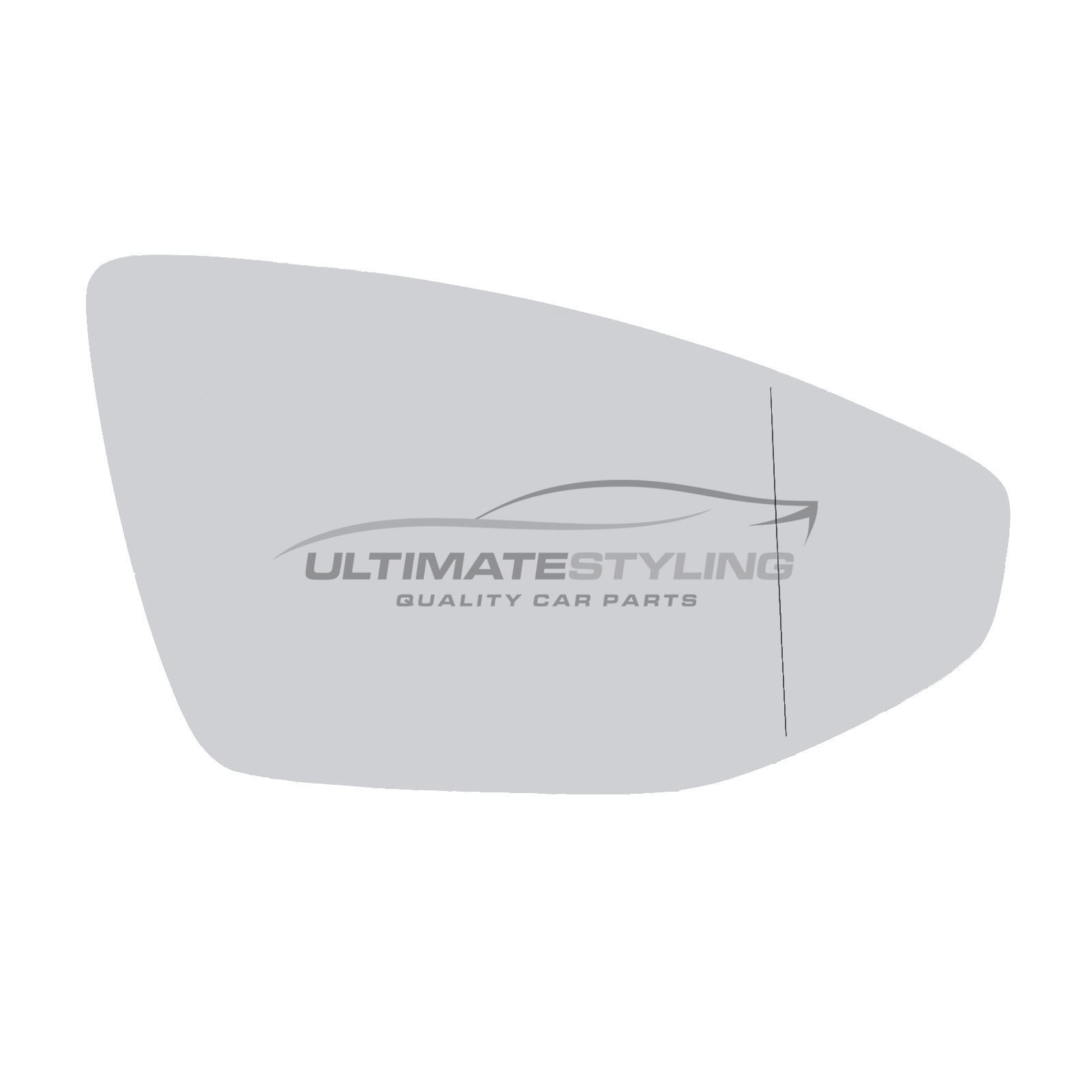 Wing Mirror Glass Audi A6 C8 4A 20182022 Heated Aspherical Passenger