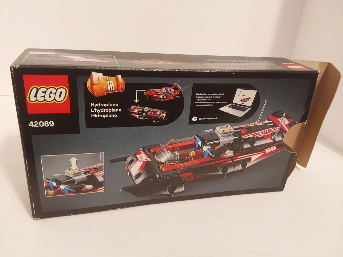 Lego technic 42089 hydroplane instructions hot sale