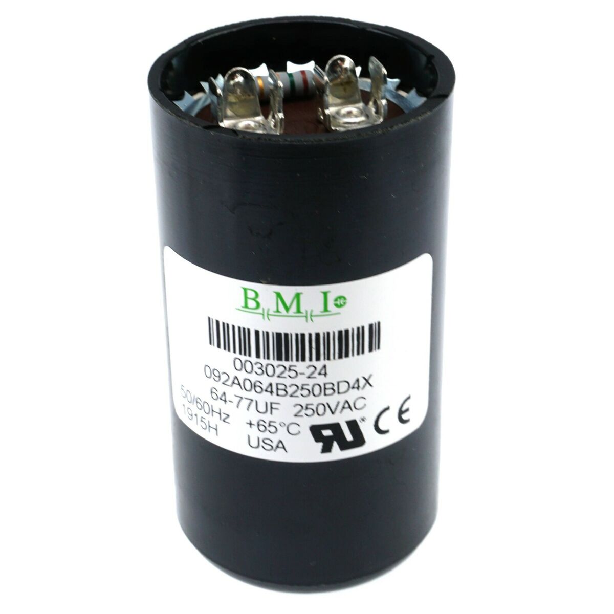 Leeson 003025.24 Electric Motor Start Capacitor, 64-77 µF Leeson 003025.24 Electric Motor Start Capacitor, 64-77 µF