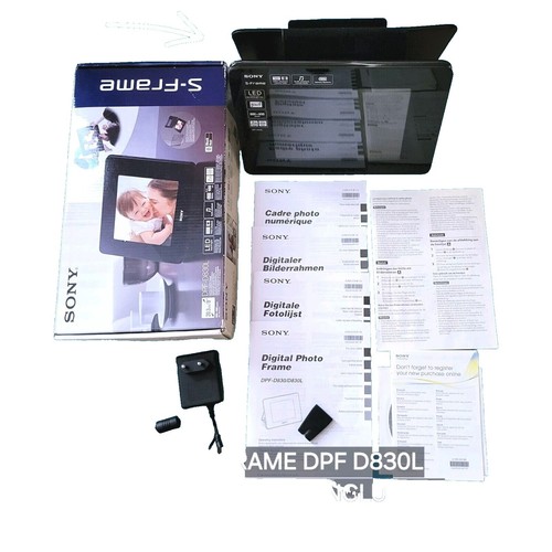 Sony S-Frame DPF-D72N Digital Photo Frame Black 7” | eBay
