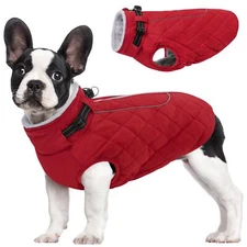 Extra Small Dog Jacket Waterproof Dog Coat for Winter Turtleneck Dog Winter J...