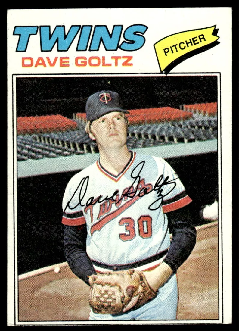 Dave Goltz trading card