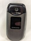 Samsung Sch-U360 Verizon Flip Cell Phone, Gray, Working - Phone Only