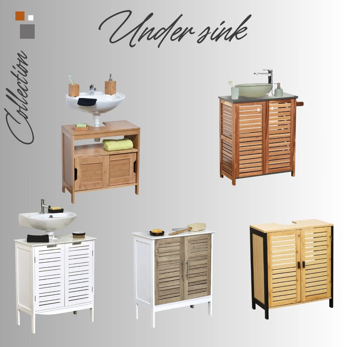 Evideco non pedestal under sink storage vanity cabinet oslo deals
