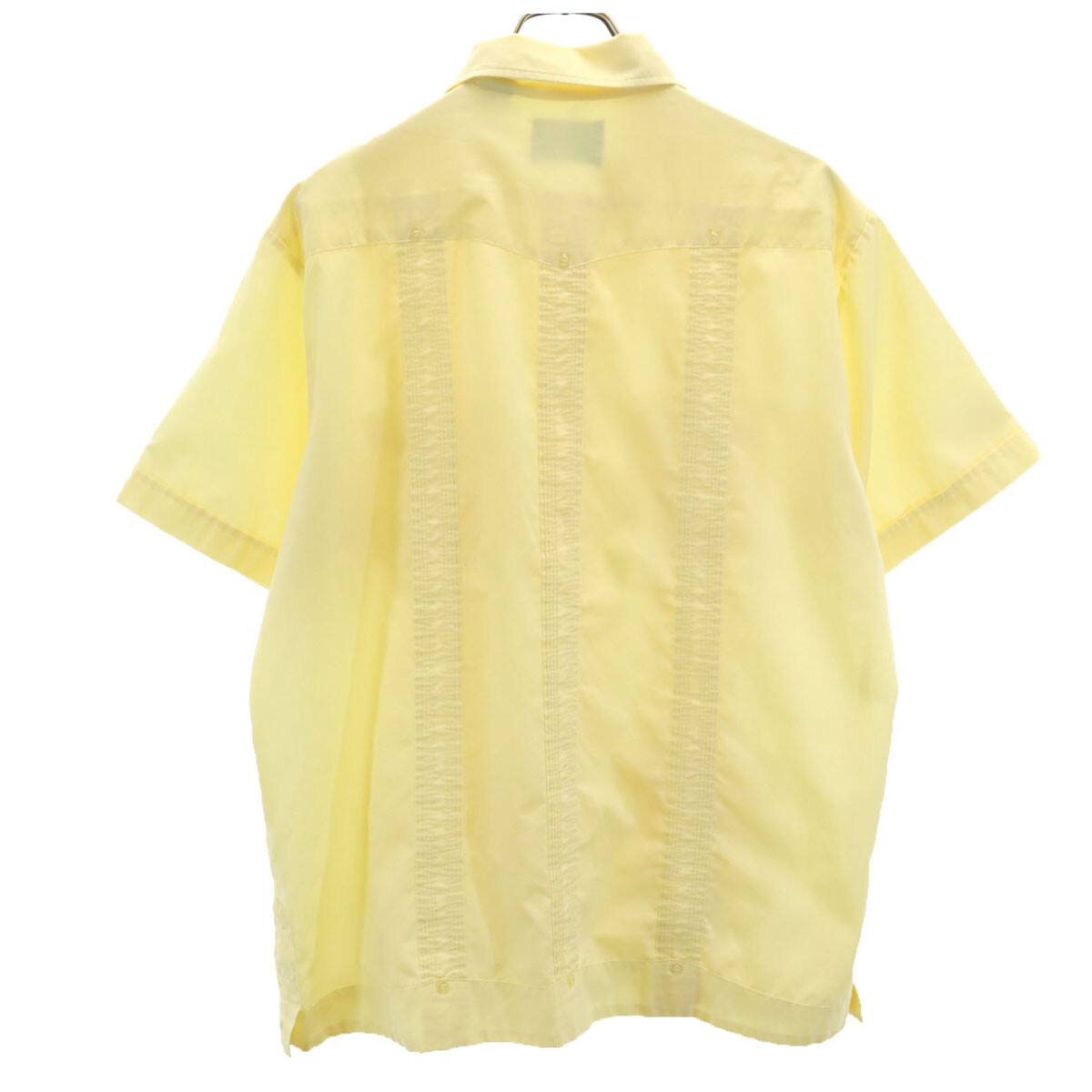 8ON8 YELLOW PRINT CUBAN SHIRT