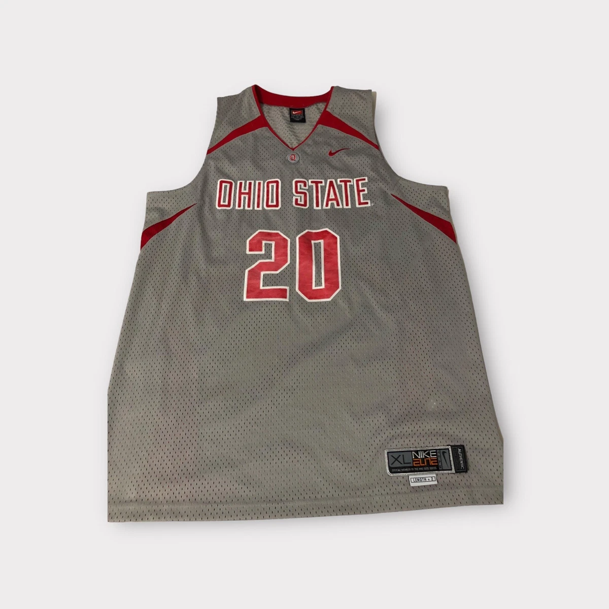 Ohio state grey 2025 basketball jersey