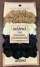 Scunci Scrunchies 8 Pack No Damage The Original Scrunchie beige,black,ivory,navy
