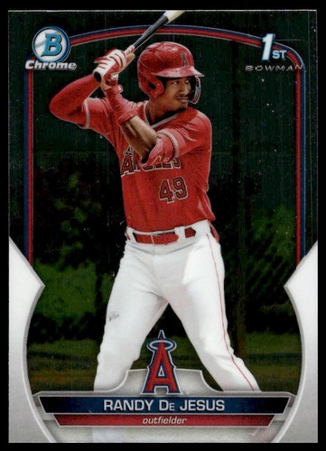 Baseball 2023 Bowman #BCP-19 Randy De Jesus Chrome Prospects Los Angeles Angels - Foto 1 di 2