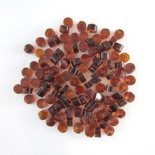 Dark Amber Transparent Dots D111-96 COE 96 Glacial Art Glass Fusing Supplies