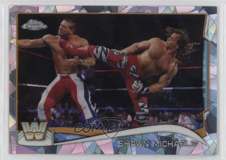 2014 Topps Chrome WWE Atomic Refractor Shawn Michaels #109 oh5