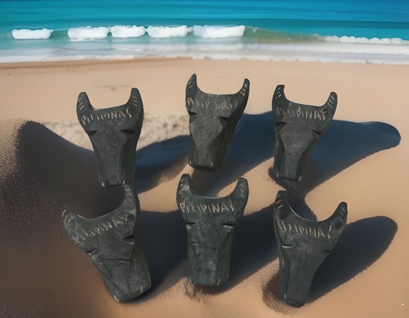 New Set Of 6 Wooden Pilipinas Napkin Ring Holders Philippines 