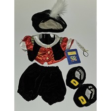 BABW Build A Bear Workshop Poet Outfit Lot Hat Shirt Pants Shoes Feather Quill