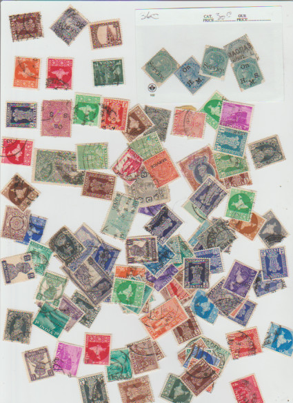 India used Stamps (B-11)