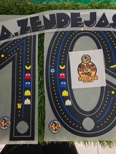 Conjunto de parche y nombre oficial Club America Numero Pacman Club America Pacman
