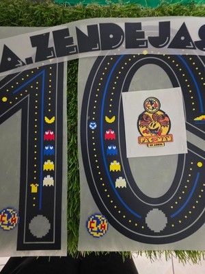Club America Numero Oficial Pacman Club America Pacman Patch &Official Name Set