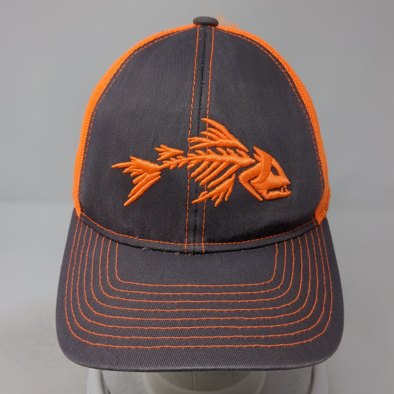 Bone Fish Strapback Trucker Hat Multi One Size Ad… - image 2